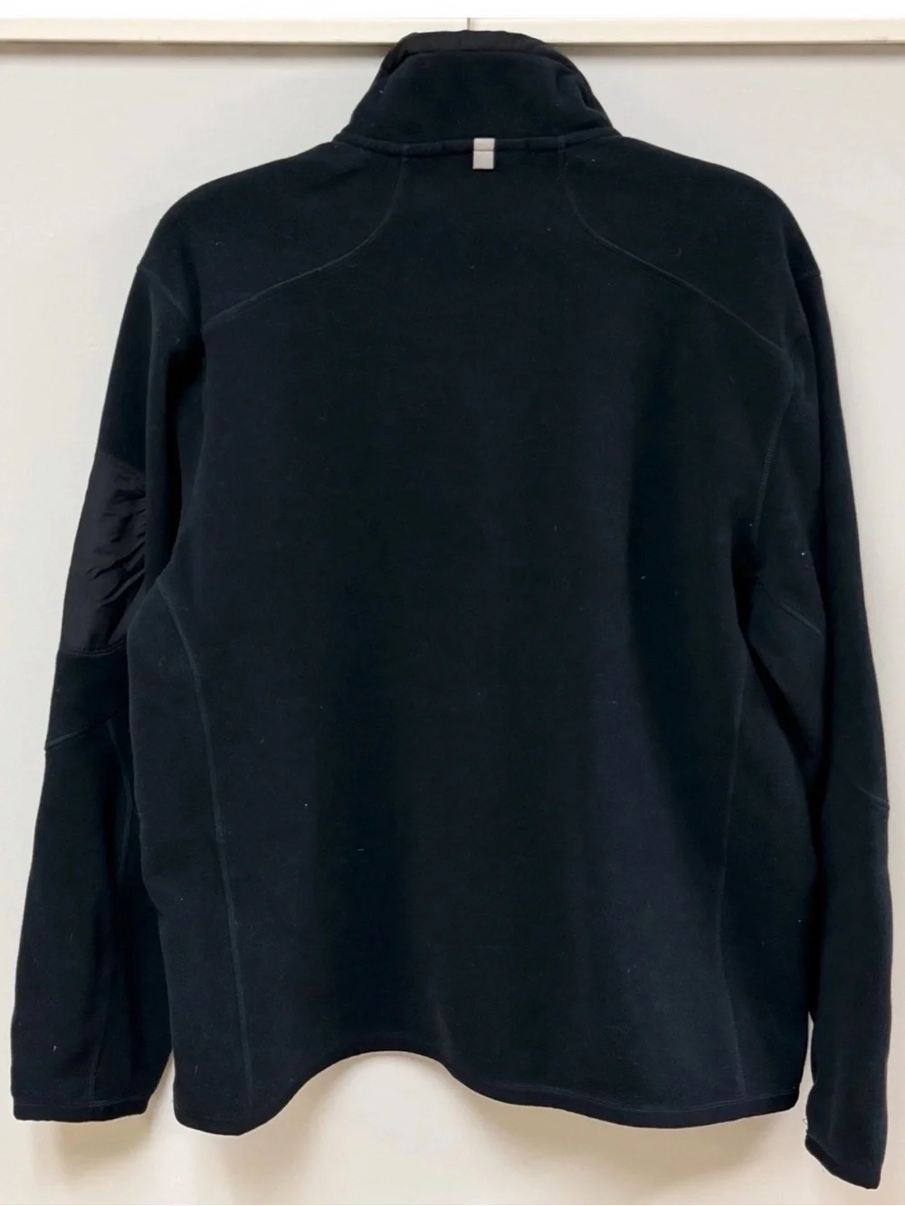 VTG Polo Ralph Lauren RLX Fleece Pullover Mens XXL Navy Blue USA Flag 1/4 Snap